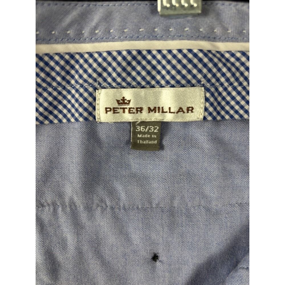Peter Millar Corduroy Pants Men 36x28 Navy Blue Golf Performance Luxury Preppy - Picture 4 of 9